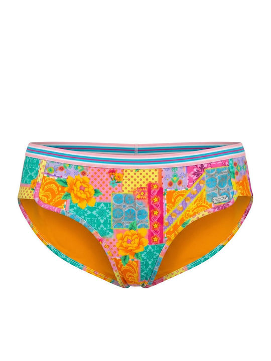 Patchwork Bikini Slip