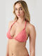 Bikini Τριγωνάκι D Cup με Ενίσχυση Coral