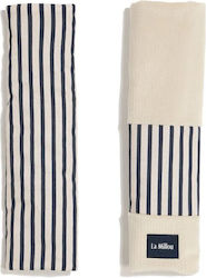 La Millou Beige Jersey Seat Belt Pad