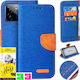 Case Realme Gt 7 Pro Canvas Magnetic Wallet Case + 9h Glass