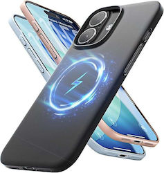 Case Cover Back Iphone 16 Pro Magsafe Matte Silicone Black Case Cover Back Iphone 16 Pro Magsafe Matte Silicone Black