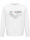 Bio-Unisex Sweatshirt "Customer Is Not Always Right Funny Quote" Weiß