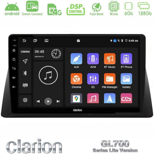 Clarion Car Audio System 2022-2023 (Bluetooth/USB/WiFi/GPS/Apple CarPlay/Android Auto) with 10" Touch Screen