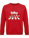 Kirikoko Bio-Unisex Sweatshirt Runners Naruto Dragonball Anime Manga Rot