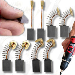 Perii de Carbon Pentru Scule Electrice Polizor Bormașină Set 4 Bucăți Perii de Carbon Pentru Scule Electrice Polizor Bormașină Set 4 Bucăți