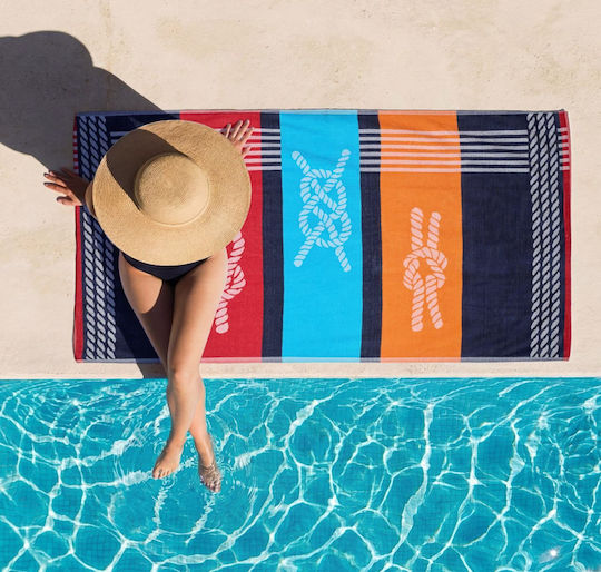 Cokitex Beach Towel Cotton Blue 160x86cm