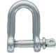 Shackle Straight Clamp Made Galvanized Steel Ø 8 Mm 460508 X 10 Pieces