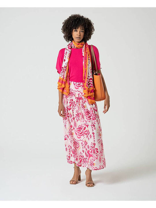Bluza Damă Oversized Tricou Fuchsia