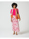 Bluza Damă Oversized Tricou Fuchsia