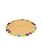 Pakketo Leldo Handmade Round Summer Jute Multicolour Rug Φ150cm