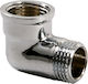 Brass Elbow 3-4" Male-female Chromed