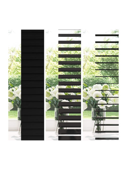 vidaXL Wooden Black Blind W150xH250cm