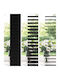 vidaXL Wooden Black Blind W150xH250cm