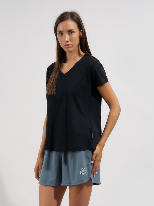 Admiral Γυναικείο T-shirt Μαυρο