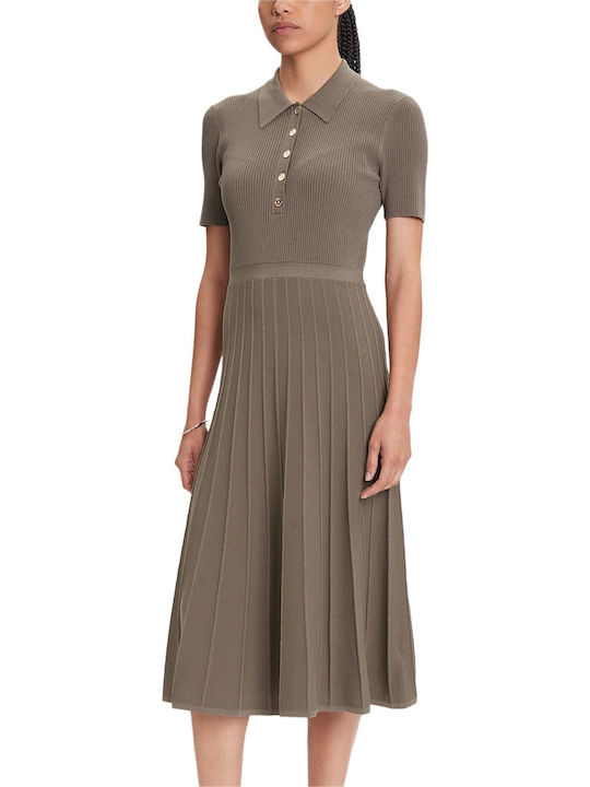 Midi Рокля Chestnut