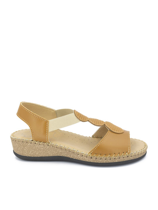 Leather Women's Anatomic Sandals Tabac Brown