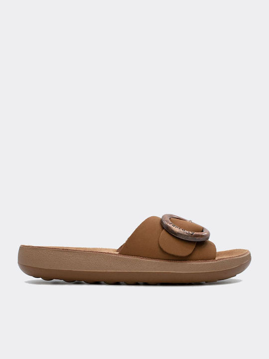 Fantasy Sandals Kiki Leder Anatomisch Damen Fla...