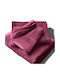To megalo pazari Set Bath Towels 3 Pieces Dark Rotten Apple Weight 500gr/m²