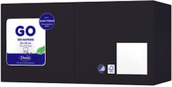 Duni Napkins 2-ply 24x24 Cm Black 300 Pcs Duni Napkins 2-ply 24x24 Cm Black 300 Pcs