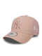 New Era New York Yankees League Outline E-frame Trucker Cap Jockey Pastel Pink 60856375