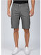 Herren Shorts Cargo Grau
