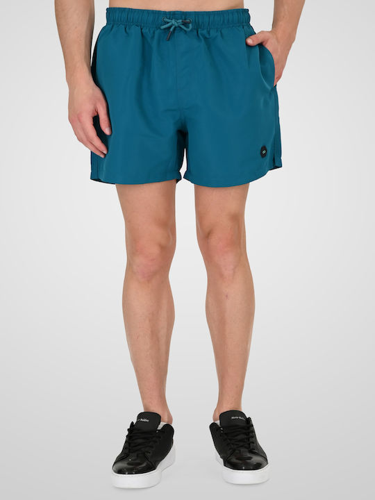 Double Men's Swimwear Bermuda Deep Teal