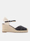 Platforme Dama Tip Espadrile Negre