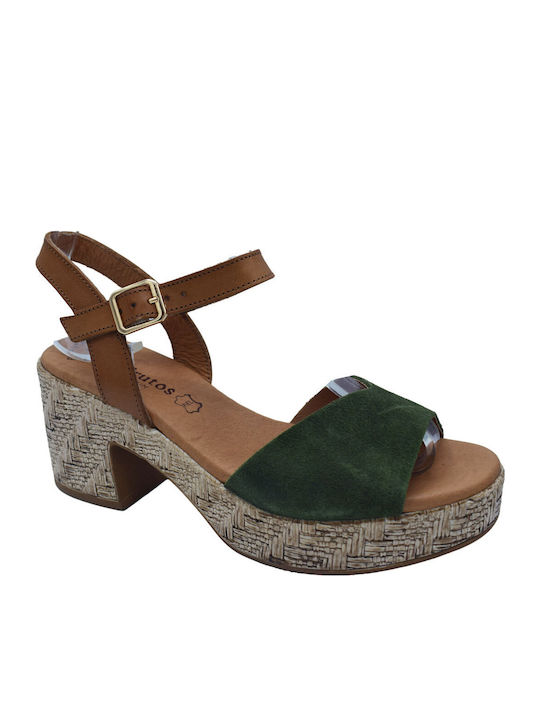 Leather Sandals Green 49529_53F5_EF6737_KAKI