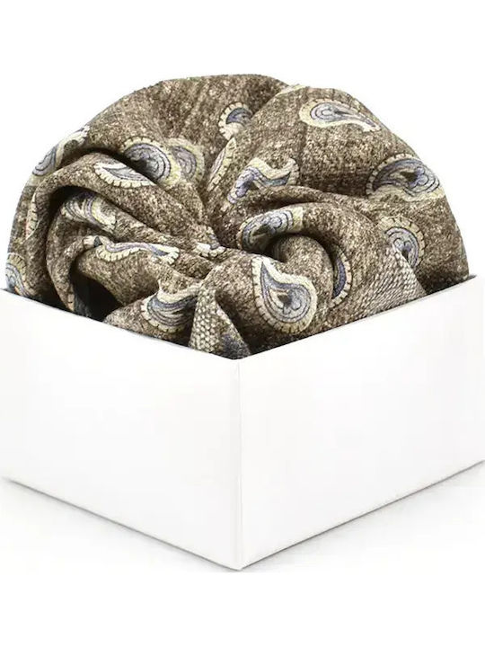 Men's Silky Brown Handkerchief
