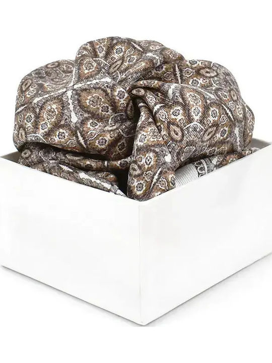Men's Silky Brown Handkerchief