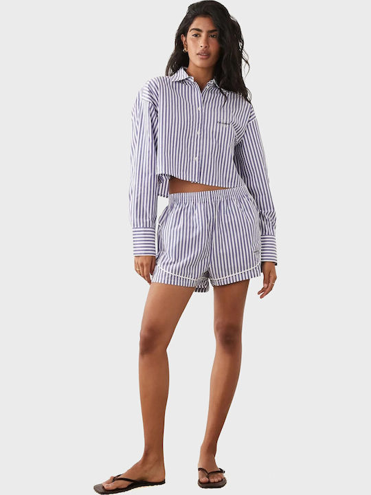Calvin Klein Summer Women's Pyjama Shorts Blue