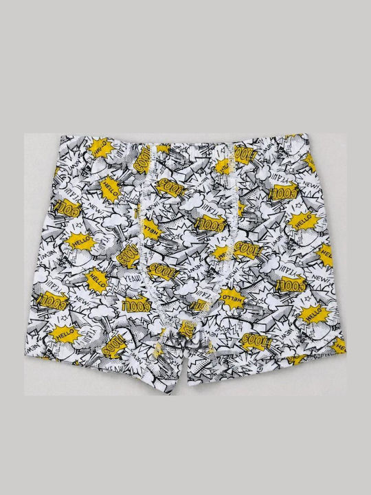 Baykar Kinderunterwäsche Boxer Weiß