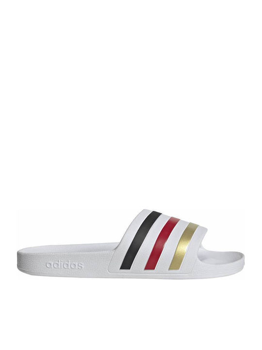 adidas Adilette Ανδρικές Σαγιονάρες Λευκές