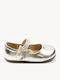 Kids Ballerinas with Hoop & Loop Closure Silver