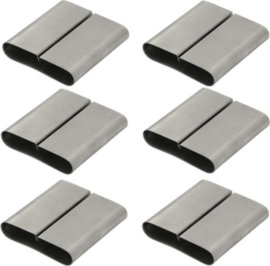 Set 6 Stainless Steel Menu Holders Restaurant Table Culinaro 8x8cm