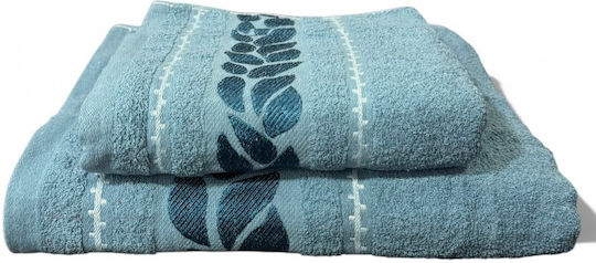 To megalo pazari Body Towel 70x140cm Petrol Blue Weight 400gsm