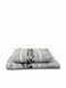 To megalo pazari Body Towel 70x140cm Grey Weight 400gr/m²