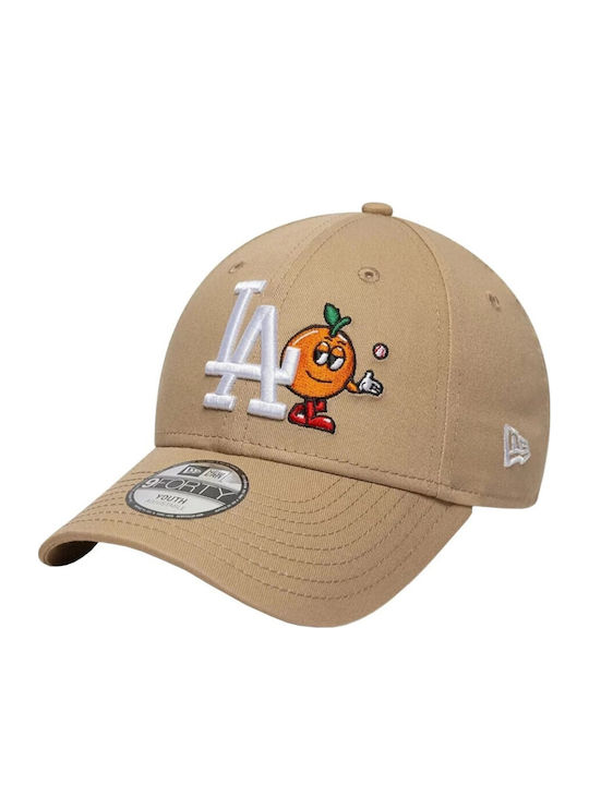 New Era Παιδικό Καπέλο Υφασμάτινο La Dodgers Mlb Καφέ