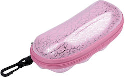 Pink Glasses Case Zipper Pouch Carabiner Etc-96b