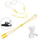 Silicone Adjustable Eyeglass Strap Yellow