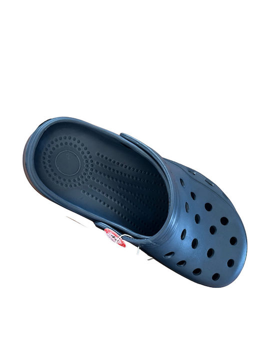 Due Mele Male Black Clogs