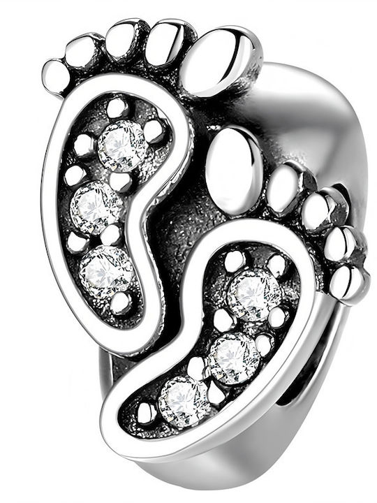 Pandora Charms Pendant Stopper Feet Silver 925 Charms Trusky