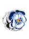 Pandora Charms Pendant Charms Flower Charms Blue Pansy