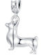 Pandora Hängende Charms Anhänger Corgi Hund Silber 925 Charms Trusky