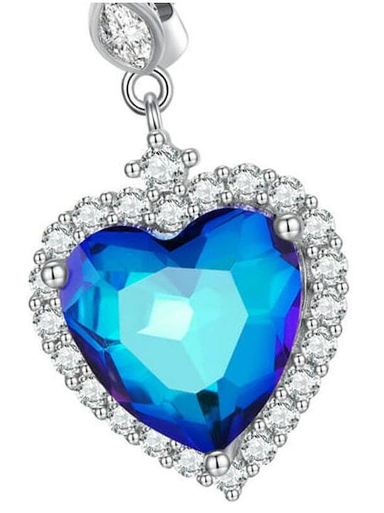 Pandora Charms Ocean Heart Pendant Charms Silver 925