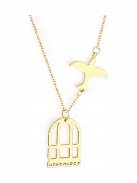 Gold Halskette Kette Edelstahl Kostenlos Vogel