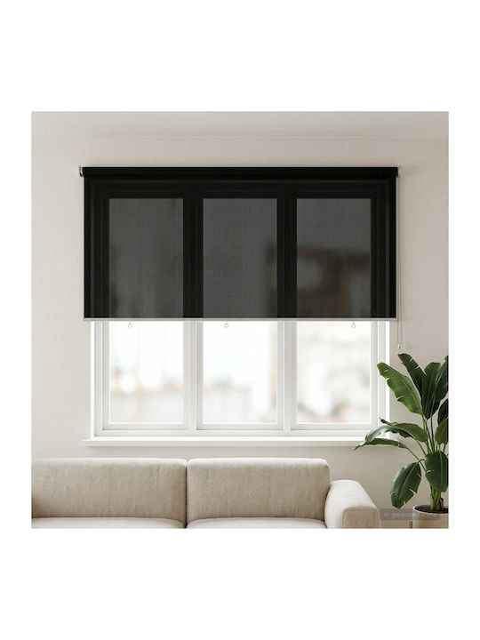 vidaXL vidaXL Rollos Mischer Black P200xH140cm