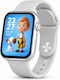 H10 Smartwatch cu Monitor de Puls (Alb)
