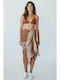 Barelos Viscose Beige Mint Pareo 288888.7