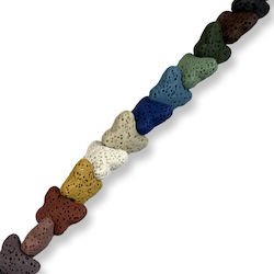 Natural Lava Butterfly Multicolour Mix 14mm – Series 35cm